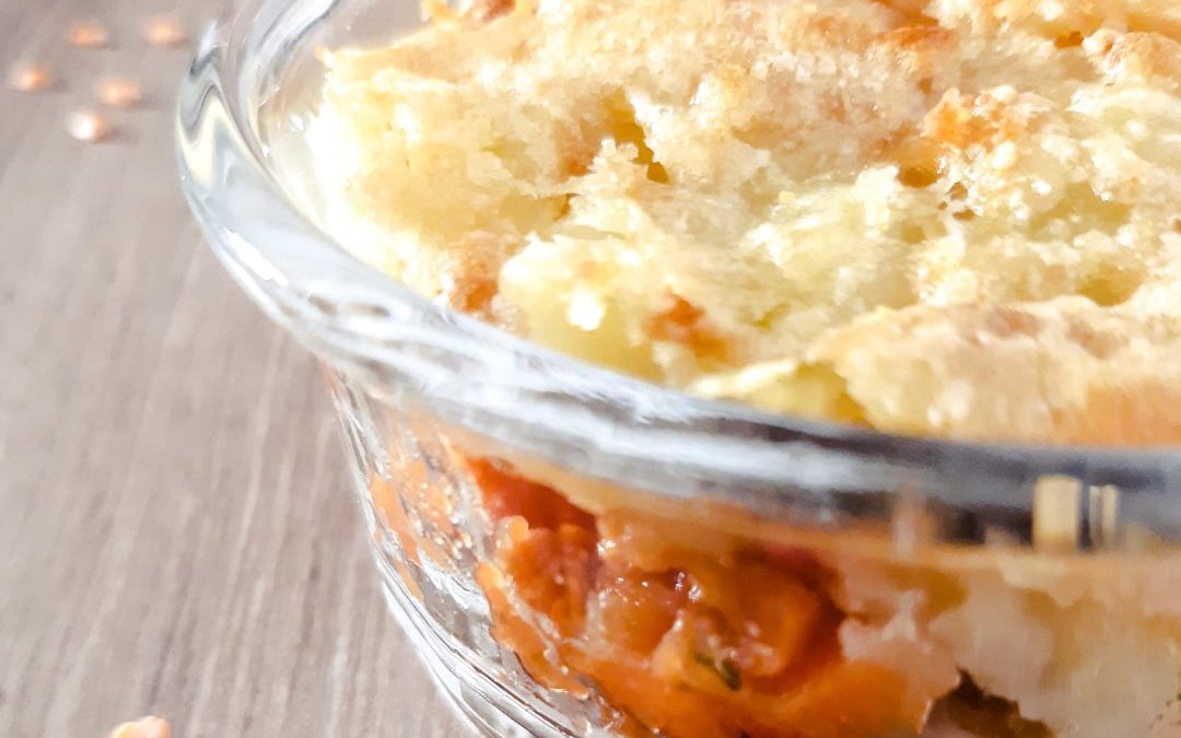 Hachi parmentier lentilles et pomme de terre