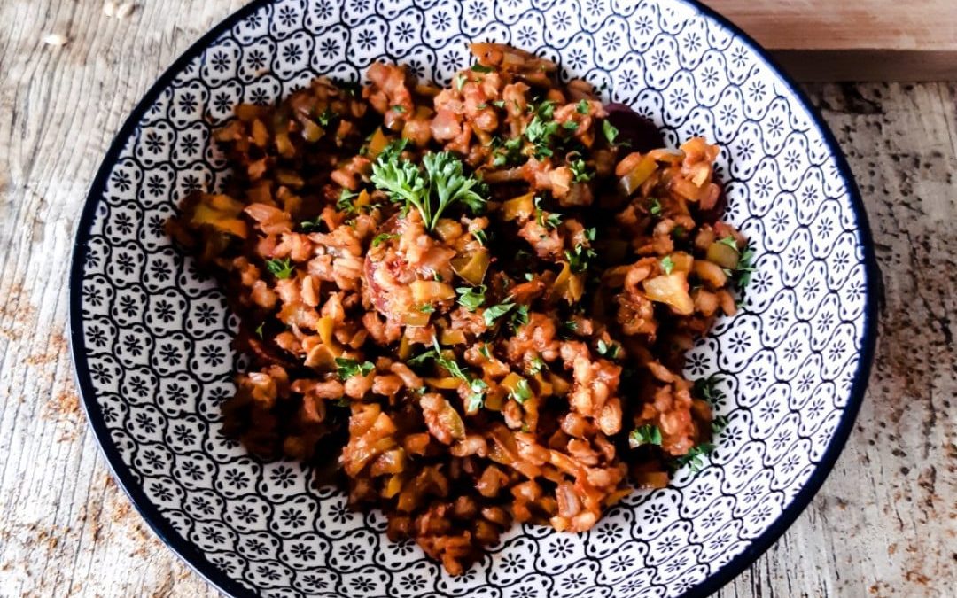 Orge au chorizo