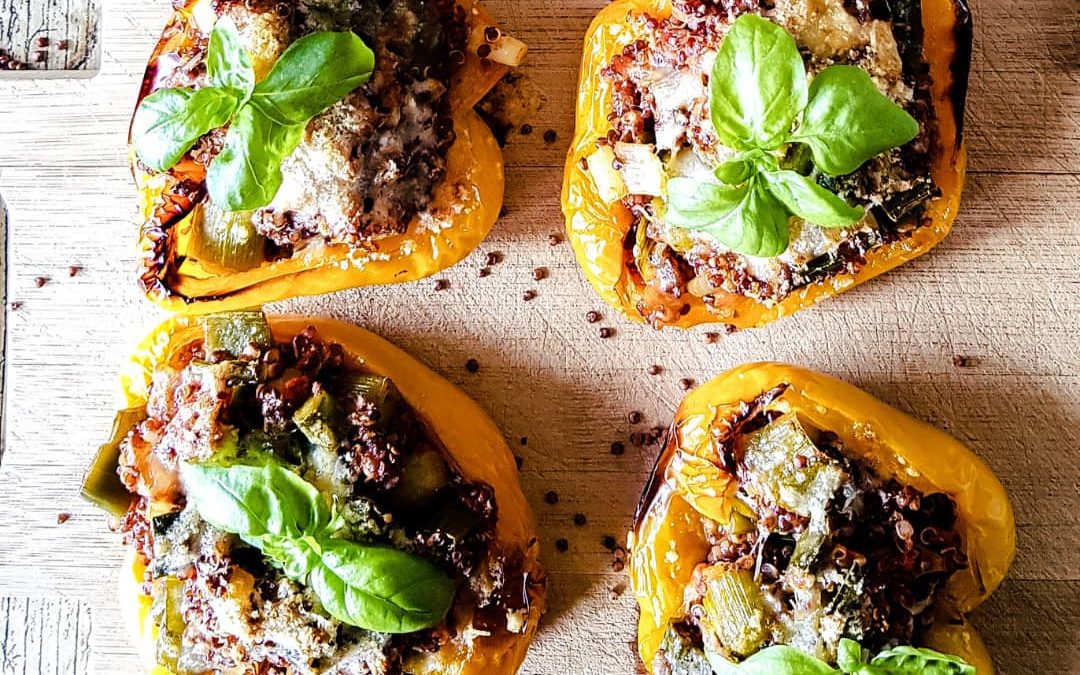 Poivrons farcis au quinoa