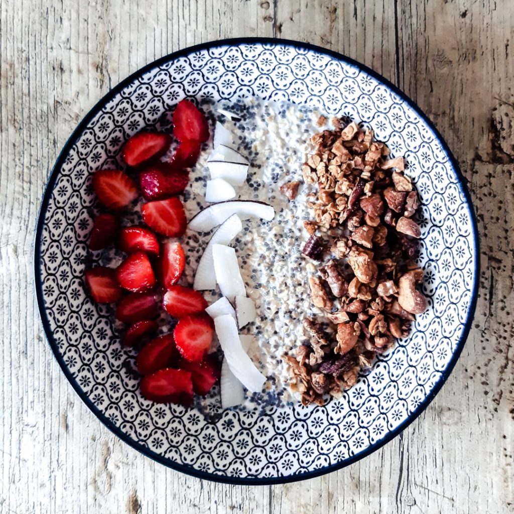 Porridge avoine et chia