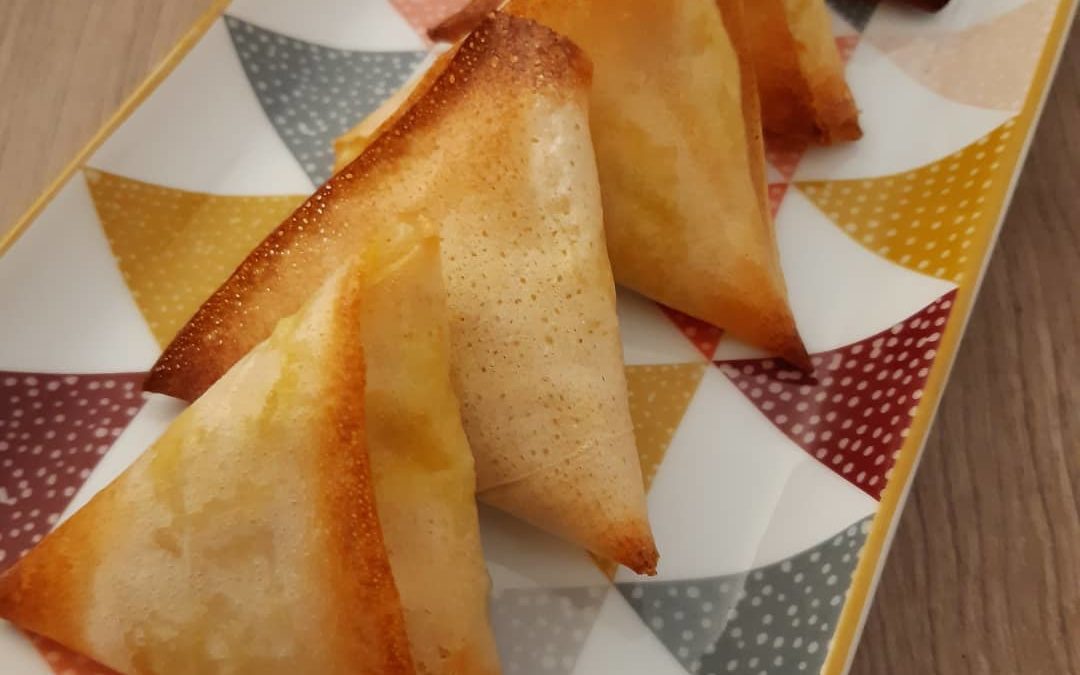 Samosa poulet curcuma