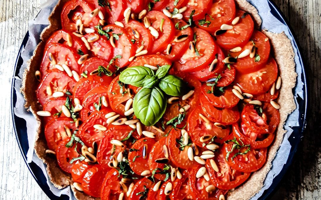 Tarte tomates pignons