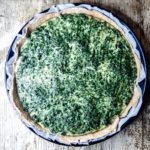 Tarte épinards et tofu fumé
