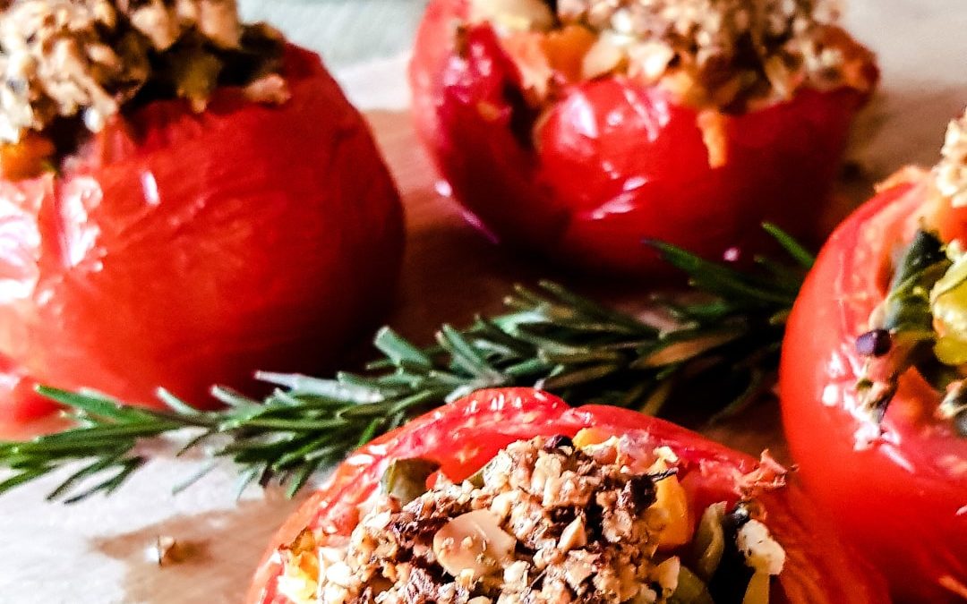 Tomates façon provençale aux amandes