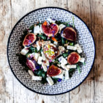 Sorgho bowl roquette, feta et figues
