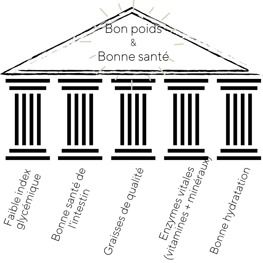 Piliers alimentation anti inflammatoire bonne santé et bon poids