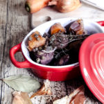 ragoût tofu lentilles vin rouge