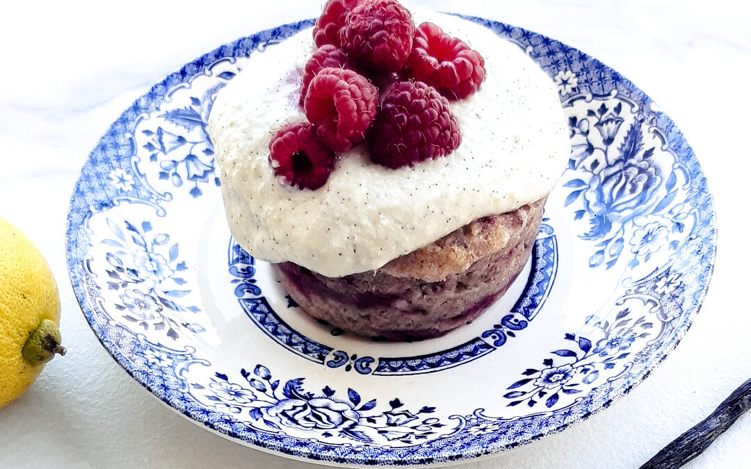 Muffins citron framboises au tofu soyeux – Ma recette de nutritionniste