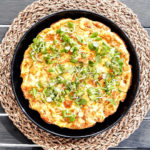Frittata patate douce et ricotta