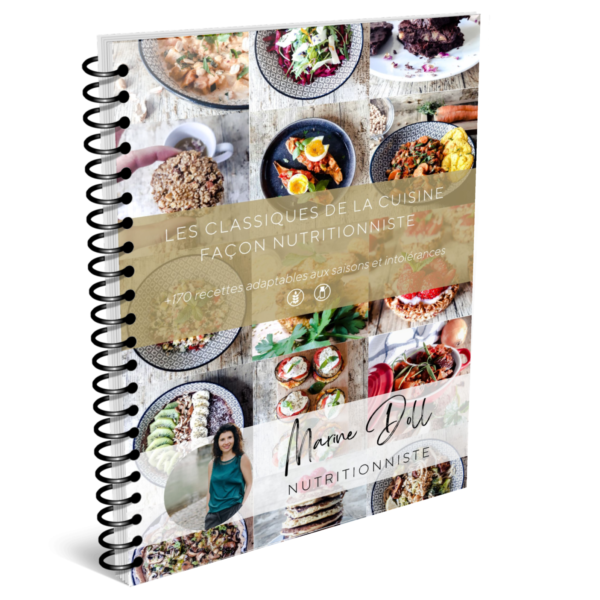 Livre de recettes "Les classiques de la cuisine façon nutritionniste" (+170 recettes)
