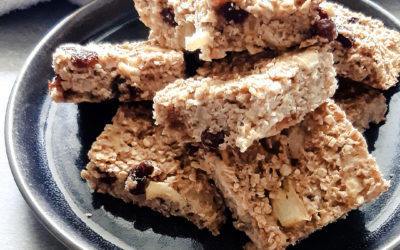 Blondies pomme raisins secs