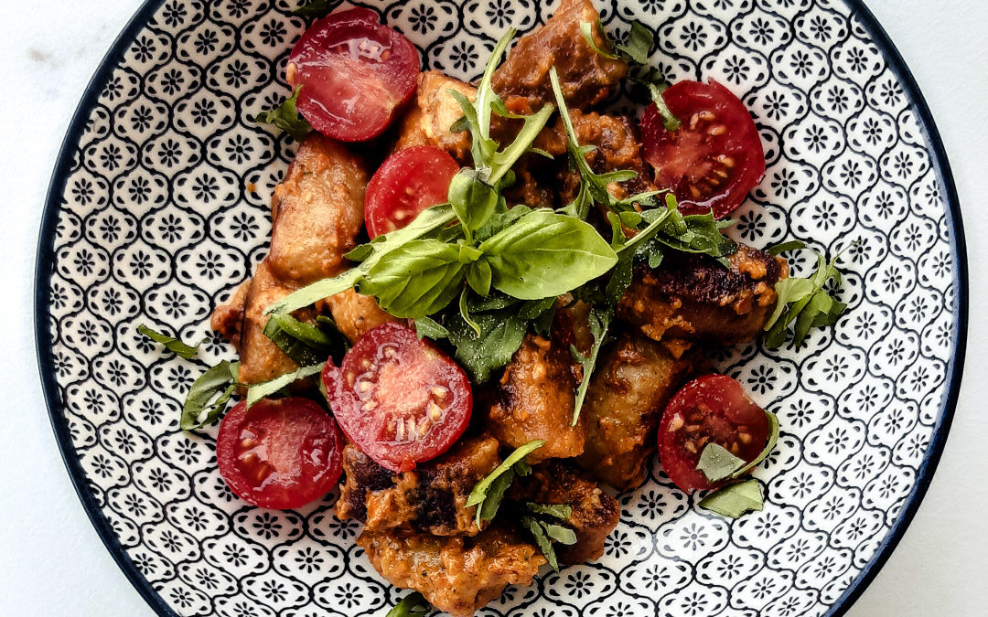 Gnocchis sauce pesto rouge