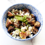 Recette salade de pain figue feta - Nutritionniste Marine Doll