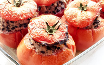 Tomates farcies viande hachée et riz – Ma recette de nutritionniste