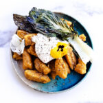 Gnocchi courge et pak choi roti