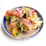 Avocado toast saumon fumé agrumes