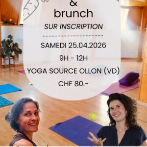 Atelier yoga et brunch Yoga Ollon 25.04.2026