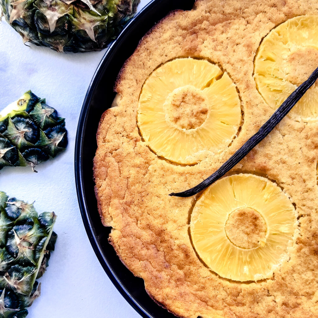 Clafoutis ananas vanille