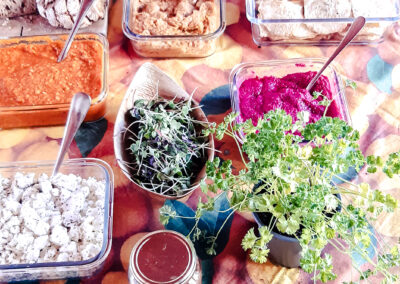Brunch nutritionniste avec explications rééquilibrage alimentaire