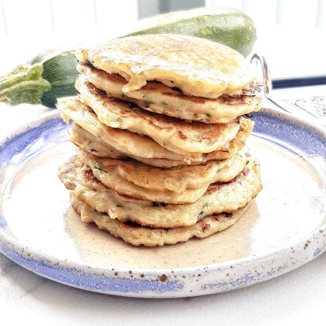 Pancakes courgette fromage