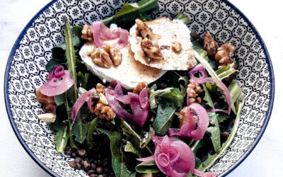 Salade de lentilles roquette et chèvre – Ma recette de nutritionniste
