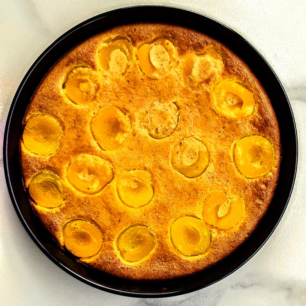 Clafoutis abricots sans sucre ajouté