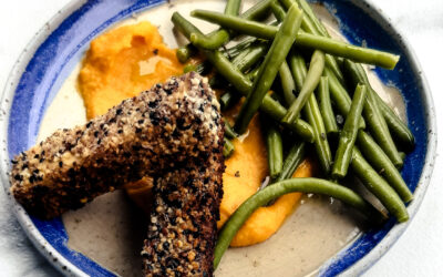 Tofu pané amande sésame – Ma recette de nutritionniste