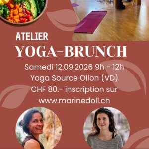 Atelier yoga et brunch Yoga Ollon 12.09.2026
