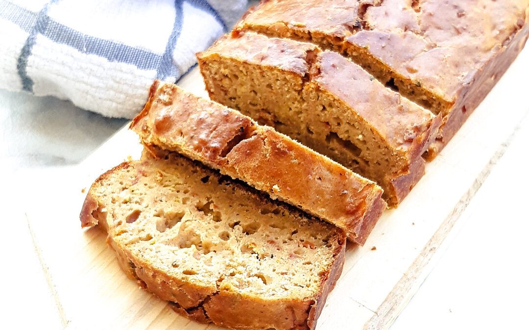 Cake salé courgette tomates séchées parmesan – Ma recette de nutritionniste