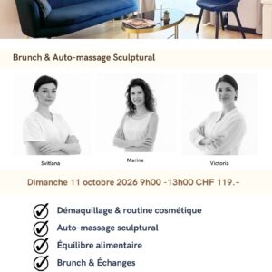Atelier soin du visage nutrition et Brunch Lausanne octobre 2026