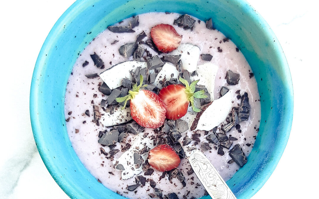 Crème fraise tofu soyeux – Ma recette de nutritionniste